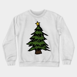 modest christmas tree Crewneck Sweatshirt